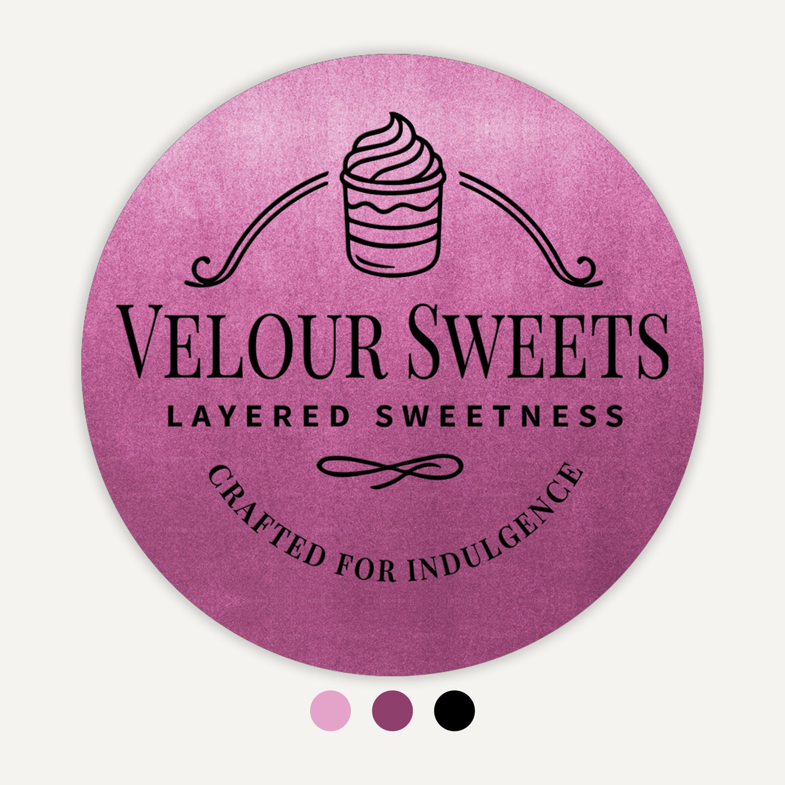 Dessert Logo Presentation - Brand Identity